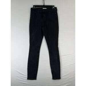 True Craft Jeans Womens 7 Black High Rise Skinny Stretch Denim Pants Casual